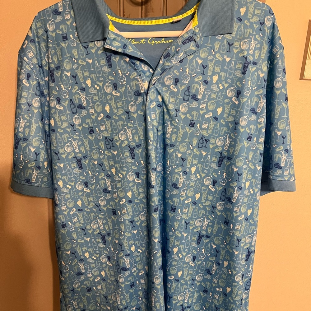 Robert graham mens polo size 2XL classic fit